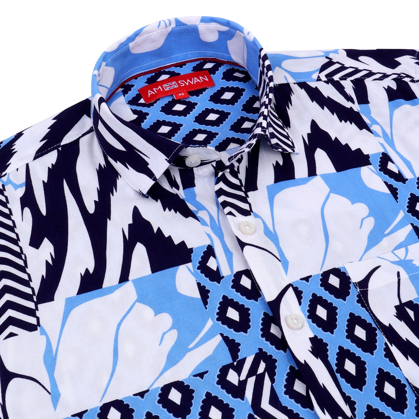 Women'S Premium Rayon Shirt With Tropical Print