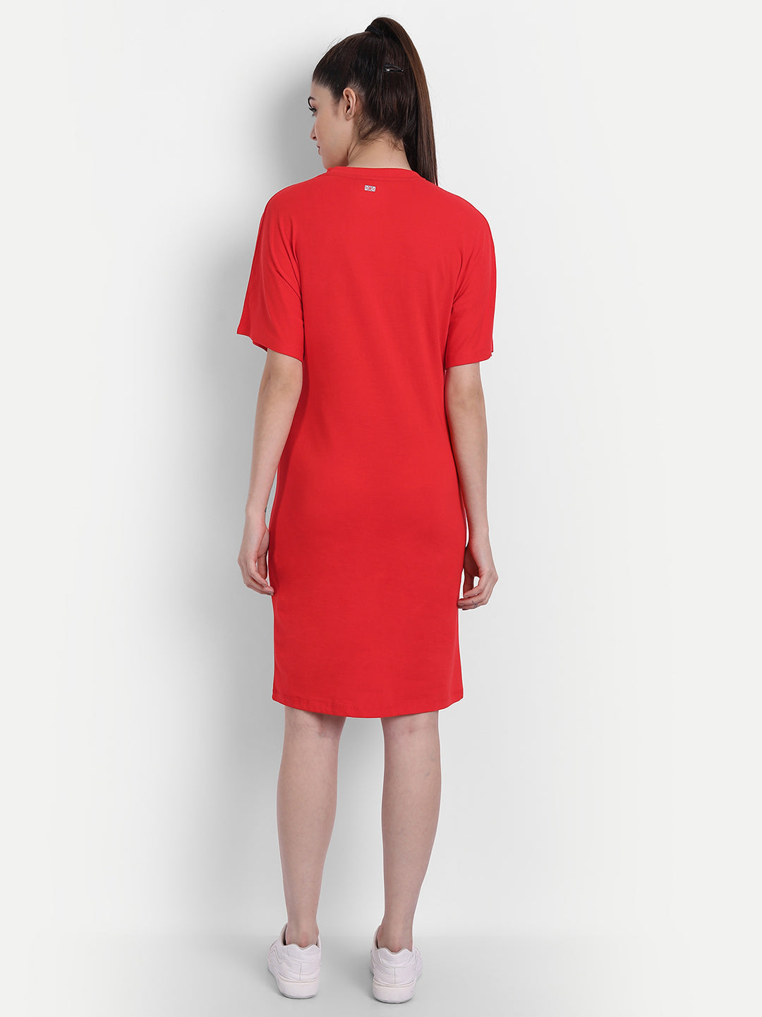 Womens Premium Cotton Half Sleeve Flared Dresses
