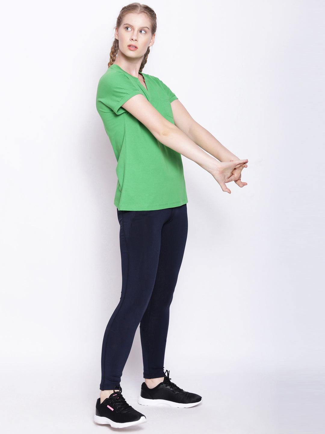 Womens Premium Cotton Half Sleeve Tops