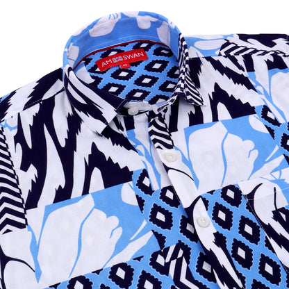 Women'S Premium Rayon Shirt With Tropical Print