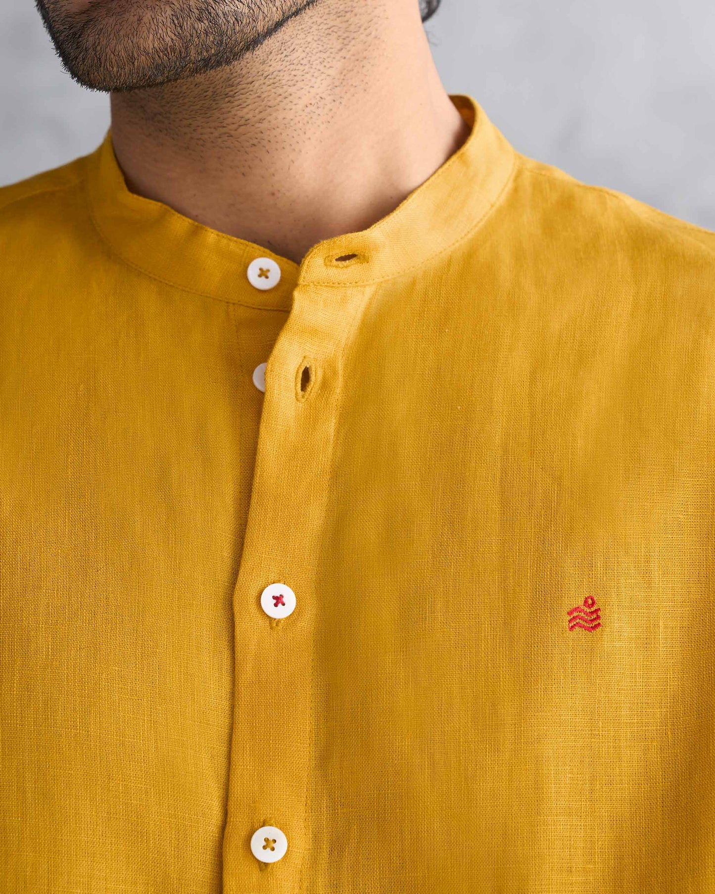 Nawab Shirt - Ochre