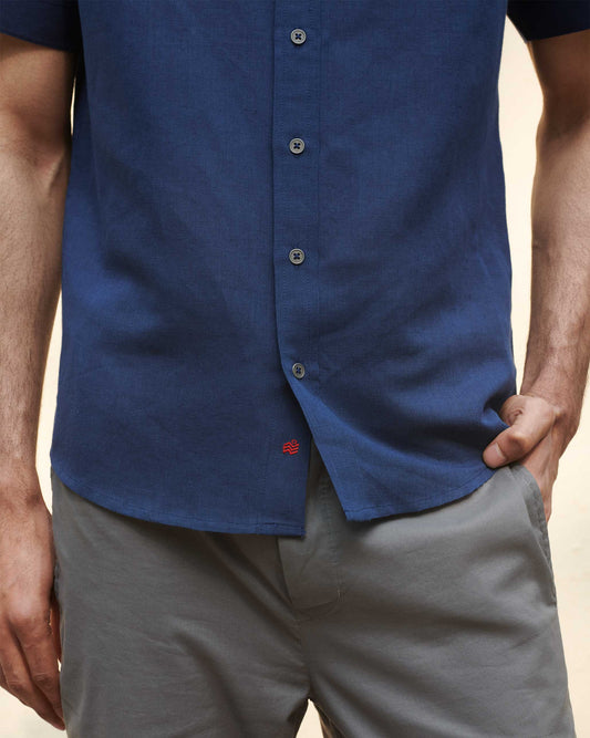 Half Sleeve Shirt - Navy