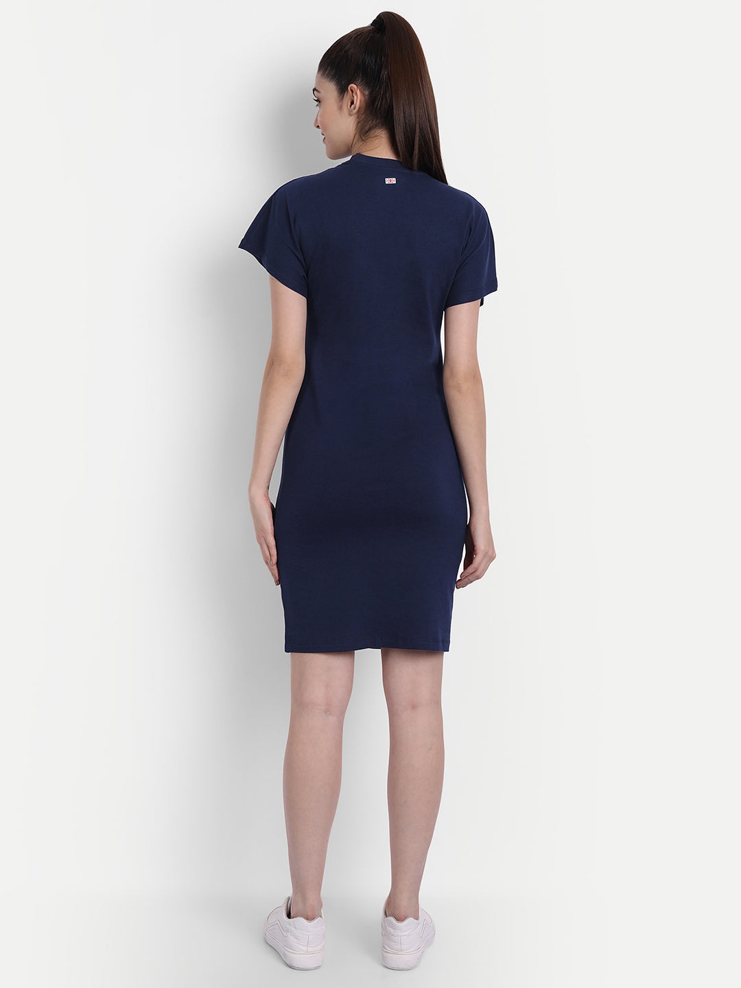 Womens Premium Cotton Half  Sleeve Flared  Dresses