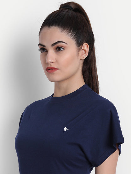 Womens Premium Cotton Half  Sleeve Flared  Dresses