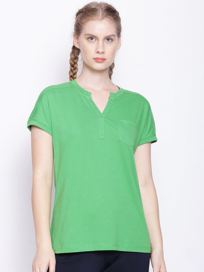 Womens Premium Cotton Half Sleeve Tops