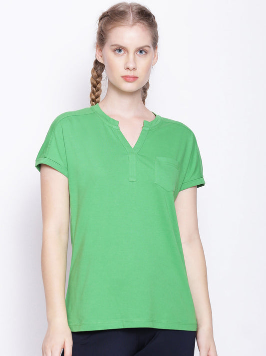 Womens Premium Cotton Half Sleeve Tops