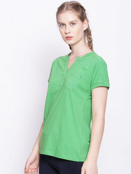 Womens Premium Cotton Half Sleeve Tops