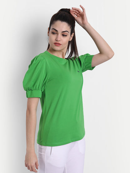 Womens Premium Cotton Volume  Sleeve Tops