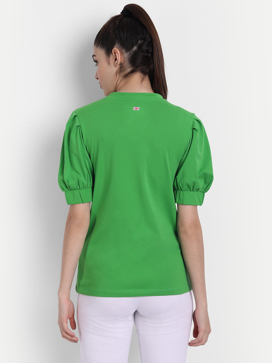 Womens Premium Cotton Volume  Sleeve Tops