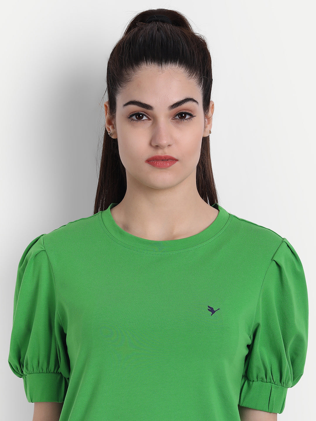 Womens Premium Cotton Volume  Sleeve Tops