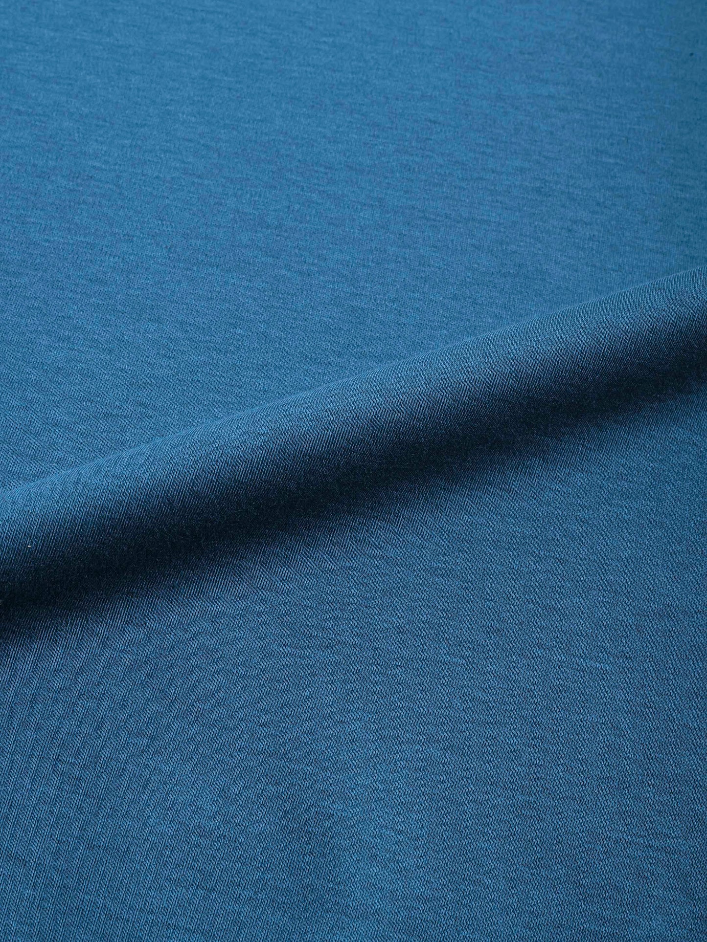 Mercerised Cotton T Shirt Interlock Regular Fit Teal