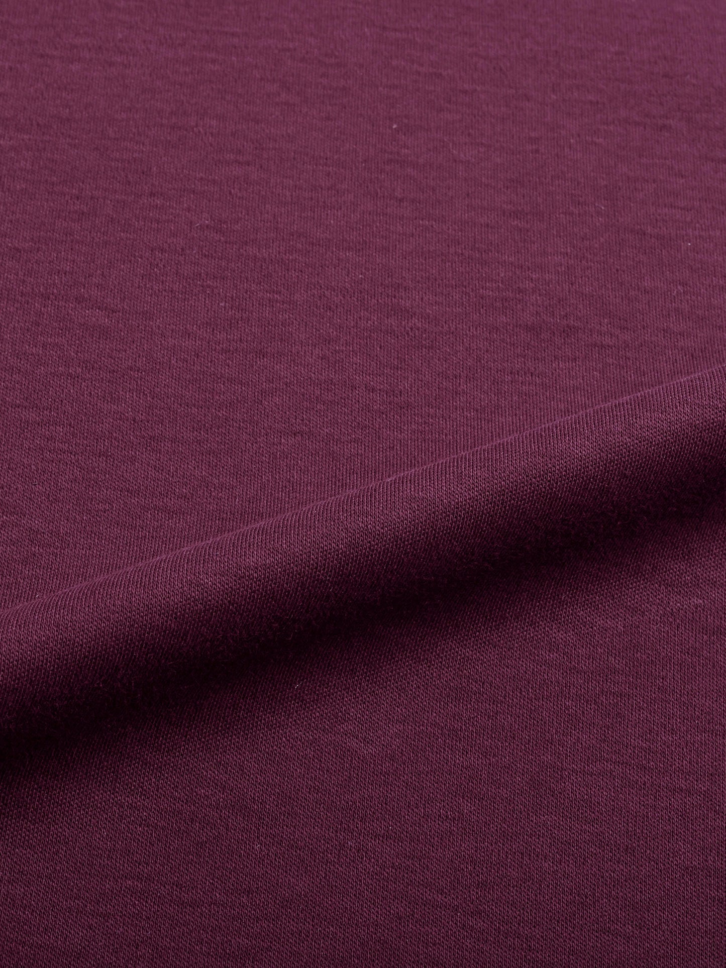 Mercerised Cotton Zipper Polo Regular Fit Wine