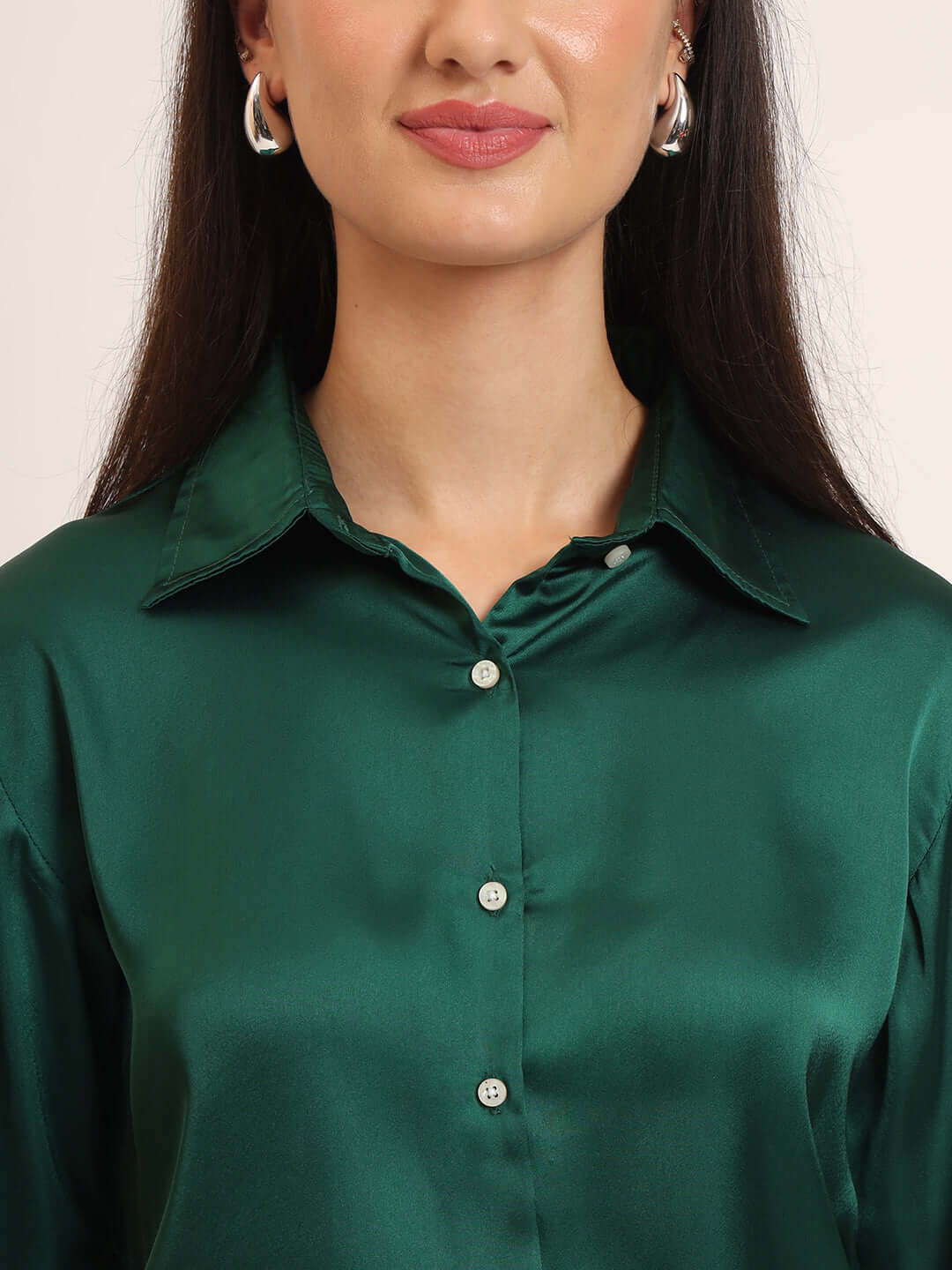 Castleton Green Regular Fit Summer Satin Shirt