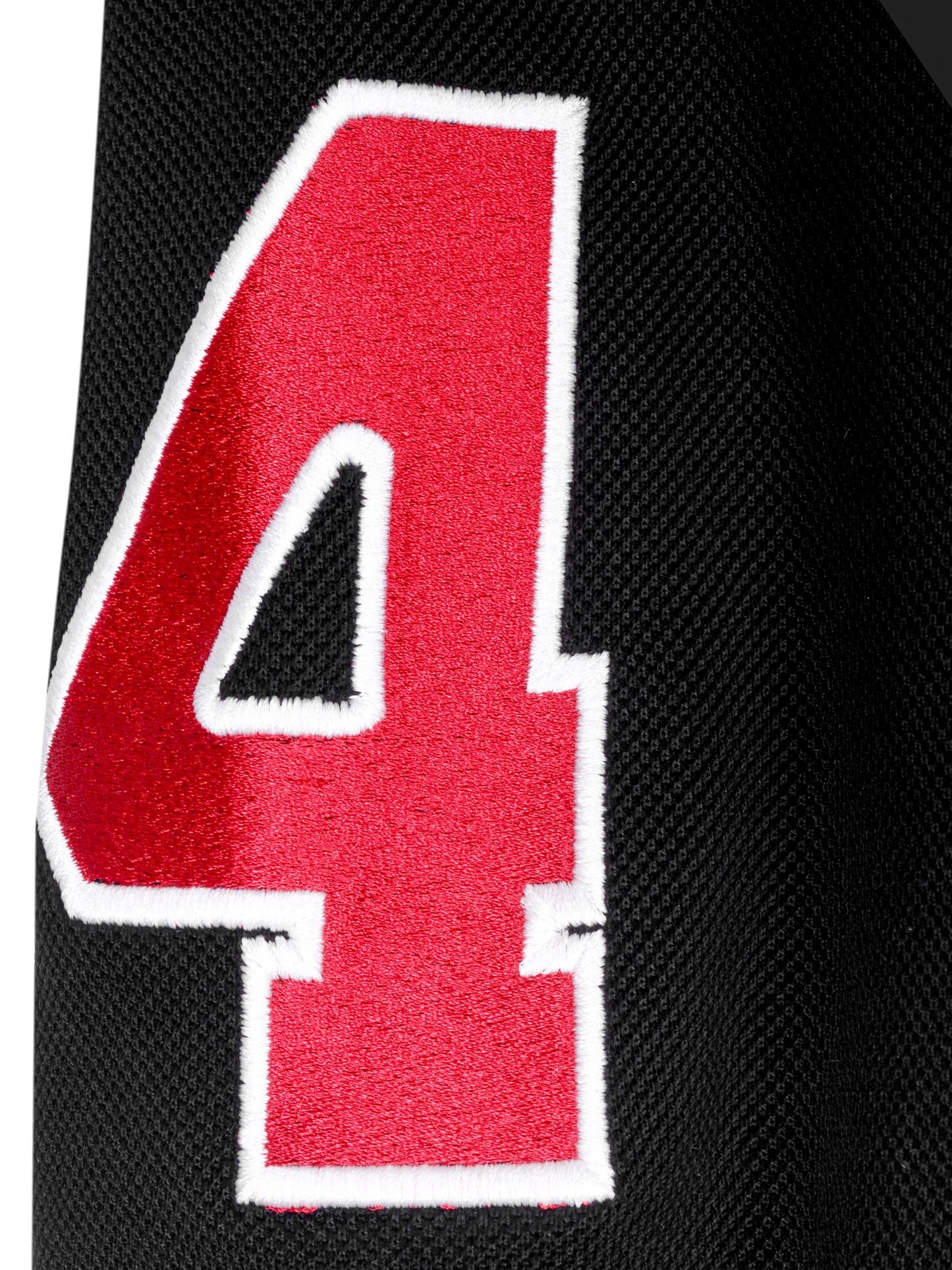 Mercerised Cotton Polo Shirt Pique Regular Fit Black Cantermark Emblem