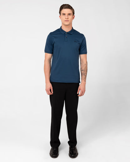 Classic Polo Shirt Mercerised Interlock Regular Fit Teal