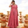 FRILL FRONT SLIT KURTA PANTS SET
