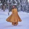 mustard emerald Kurta palazzo set