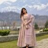 armina pastel chanderi maxi set