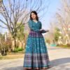 kushangini chanderi maxi set