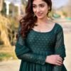Nisha green chanderi maxi set