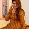 Kaina mustard suit set
