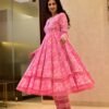 vamika pink cotton suit set