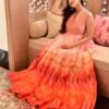 Aarvi orange chanderi maxi