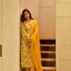harleen yellow suit set