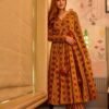 aarna mustard cotton suit