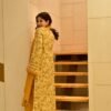 harleen yellow suit set