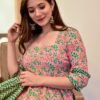 arunima pink cotton suit set
