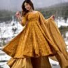 mustard sunshine kurta palazzo set