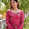 pink rhythm kurta palazzo set