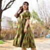 delicate green kurta set