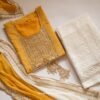 Kesariyavanity Haldi Ready Suit Set (3 Piece)