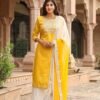 Kesariyavanity Haldi Ready Suit Set (3 Piece)