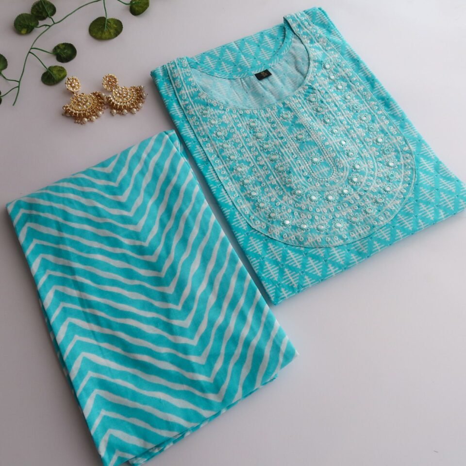 Sky white mirror yoke Slim Fit Suit Set