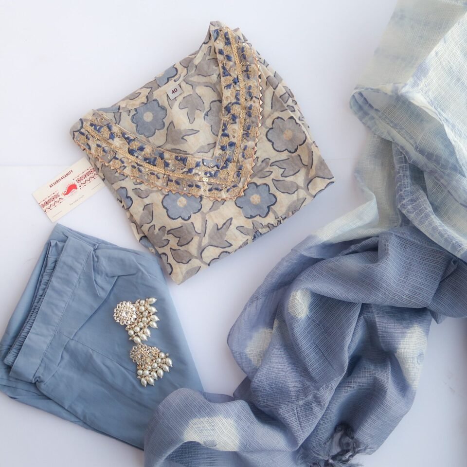 Bluebell handwork Inaayat Floral Suit Set