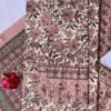 Peach Blossom Cotton Kurta Set – 3 pc – M