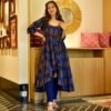 shruti blue cotton kurta set