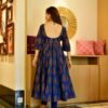 shruti blue cotton kurta set