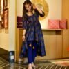 shruti blue cotton kurta set