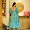 Aradhya sea green suit set