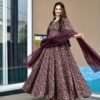 Anokhi brown maxi set