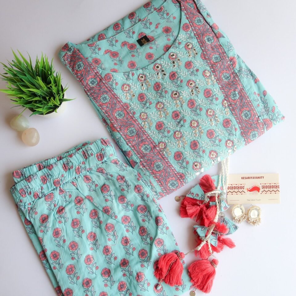 Aasmani Rang Ho Suit Set