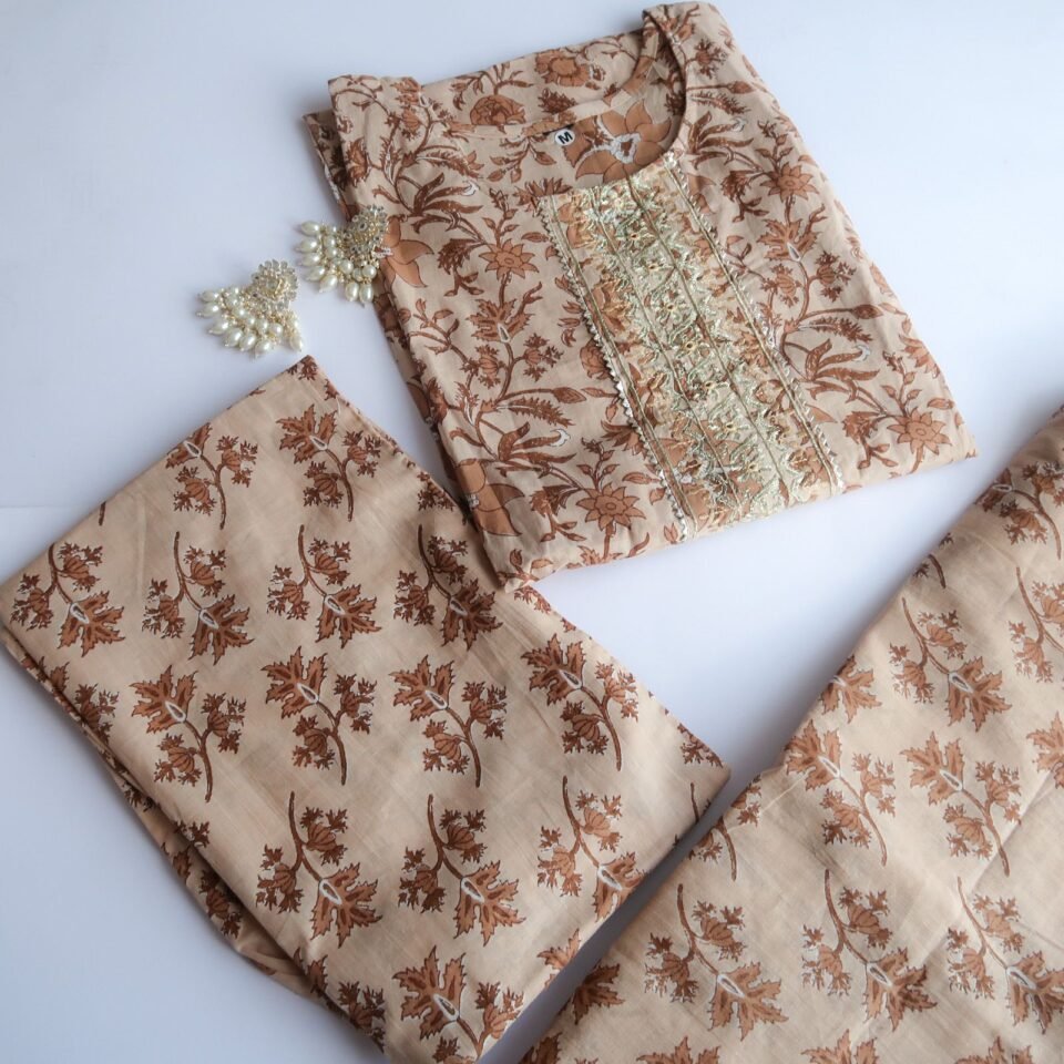 Honey Brown Suit Set